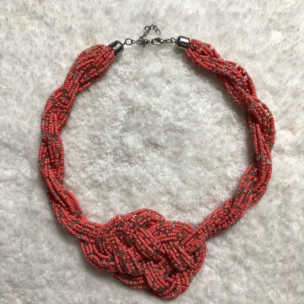 727 Orange Needed Choker Necklace 727 Orange Needed Choker Necklace